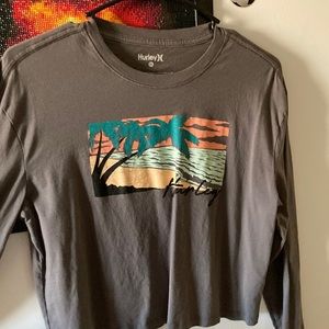 Long sleeve cropped tee, XS